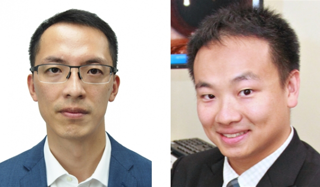 Dr Ian Y H Wong (left) and Dr Alex L K Ng, two research team members from the Department of Ophthalmology